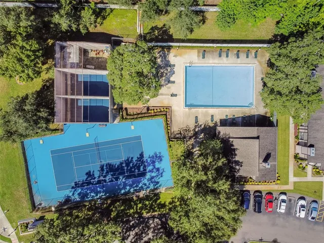 a view of a big room with wooden floor