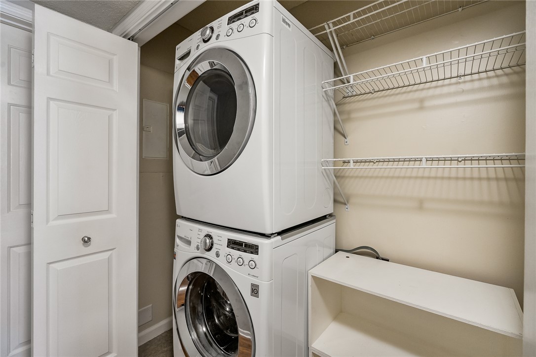 1402 Leeward Road Anderson, SC 29625 - Photo 19 of 50 Laundry Closet with LG Washer and Dryer in Hallway