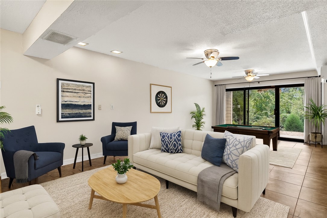 1402 Leeward Road Anderson, SC 29625 - Photo 28 of 50 Basement Living Room Virtually Staged for Inspiration