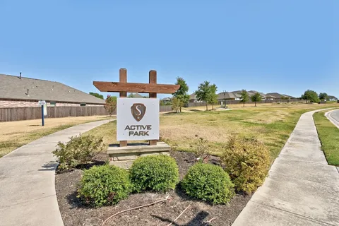 a view of a swimming pool with an outdoor space