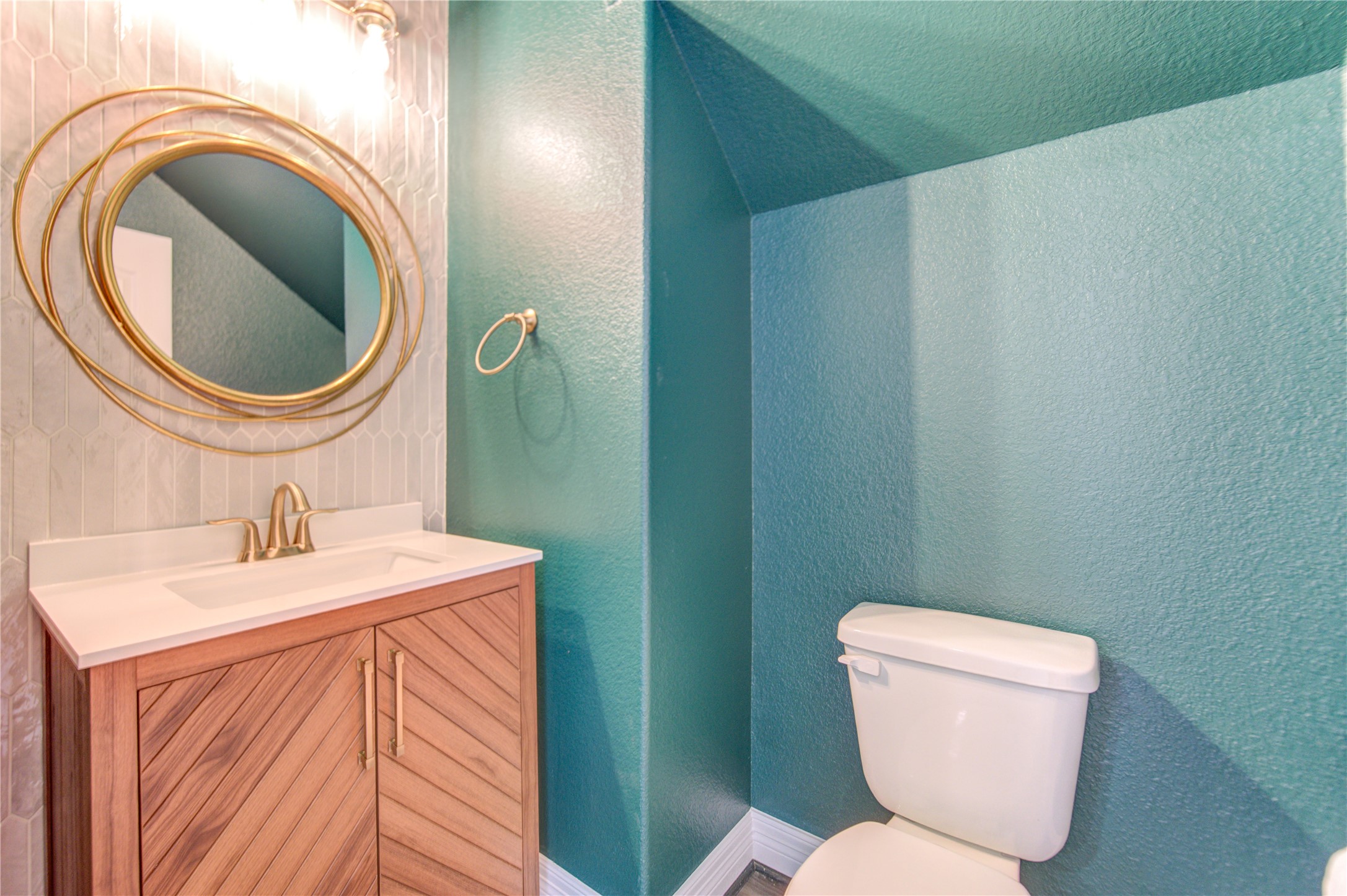 33026 School Hl Road Fulshear, TX 77441 - Photo 6 of 34 You have to see this color-drenched powder room for yourself!