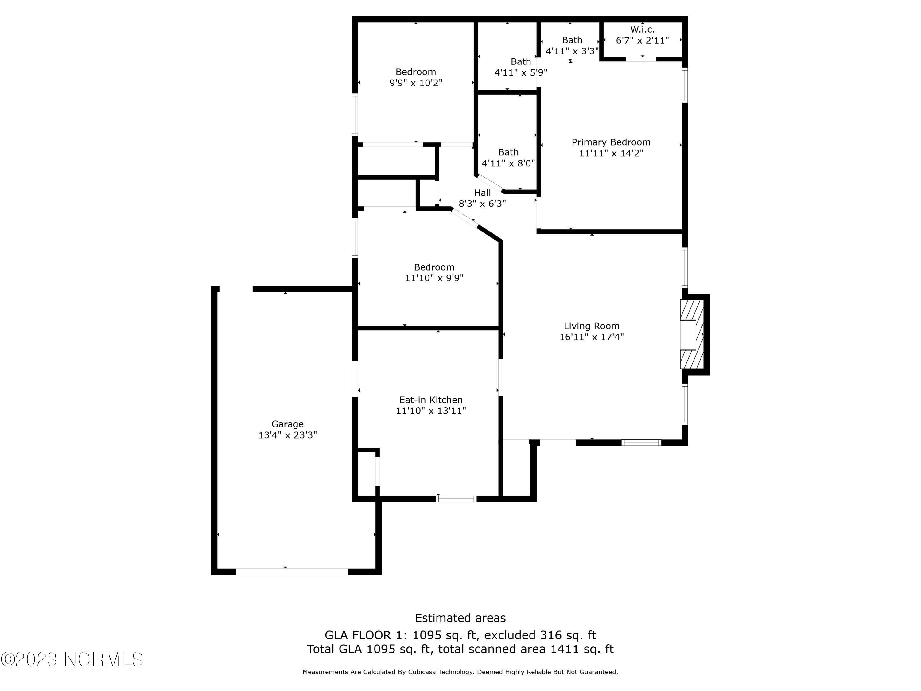 312 Riggs Road Hubert, NC 28539 - Photo 36 of 36 1-Floorplan #1