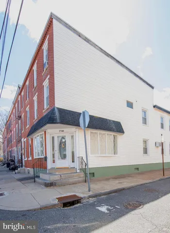 a front view of a building