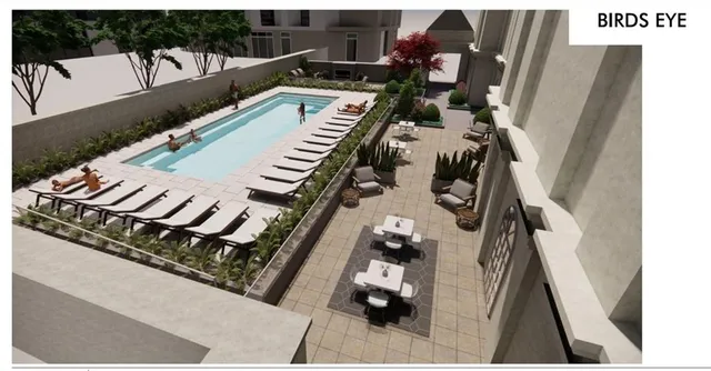 a view of balcony and patio