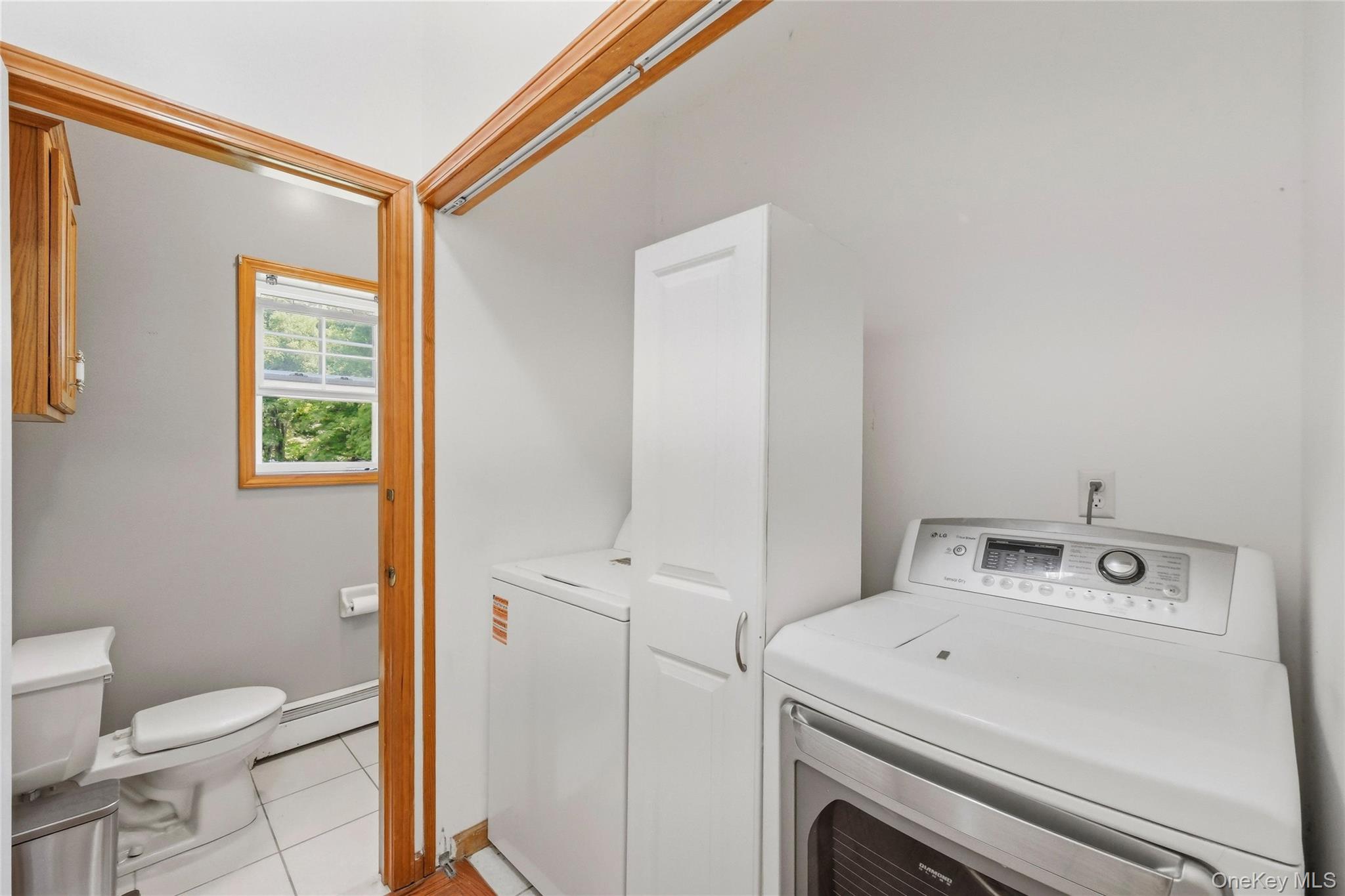 5 Horton Road Washingtonville, NY 10992 - Photo 16 of 42 a utility room with dryer and washer