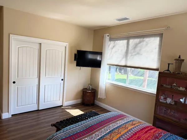 a room with furniture