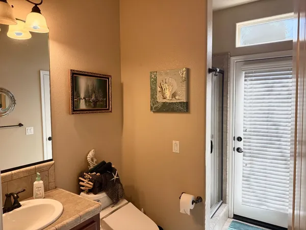 a room with storage and utility