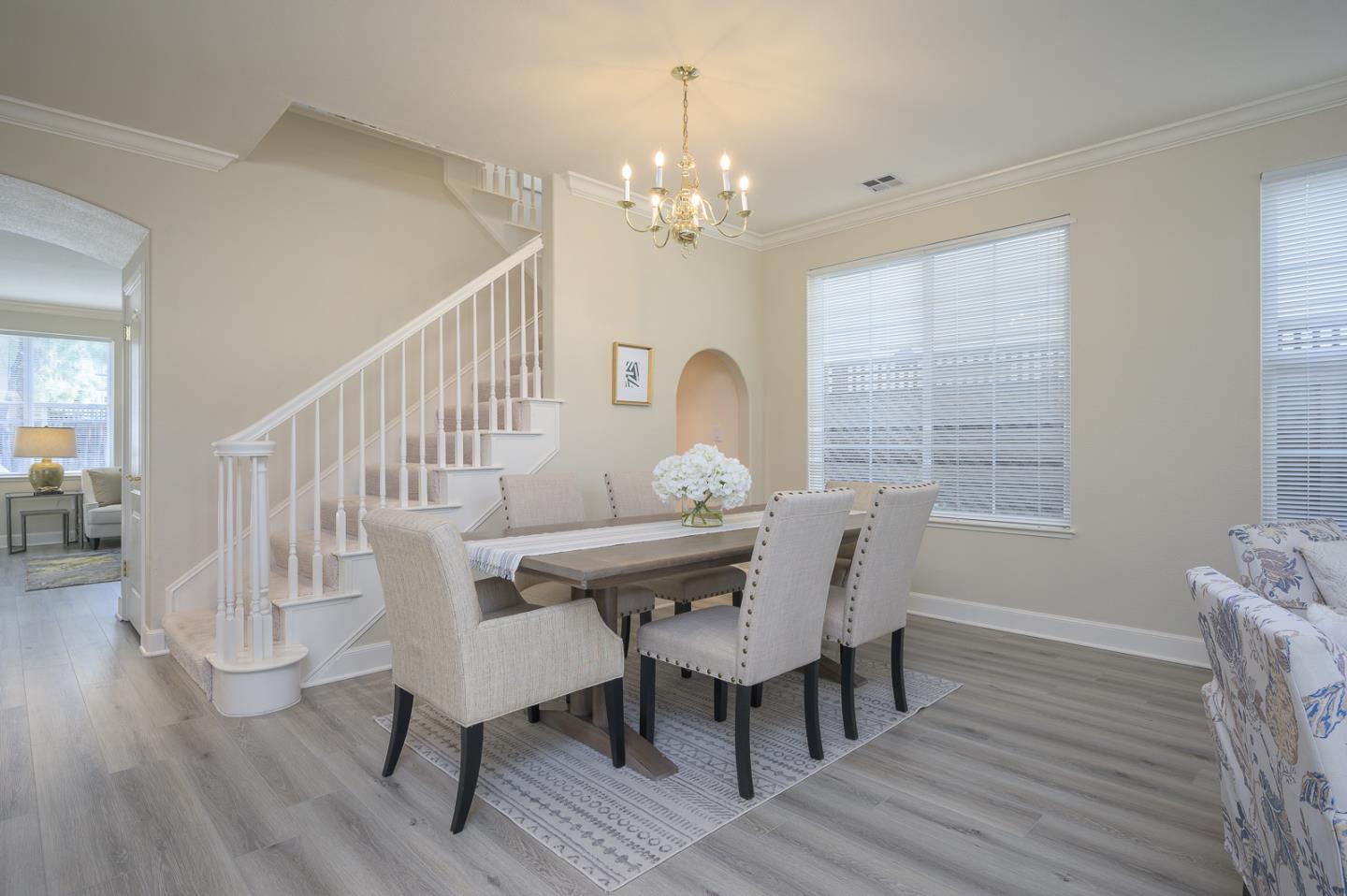 1791 Woodhaven Place Mountain View, CA 94041 - Photo 7 of 26 a view of a dining room with furniture window and wooden floor