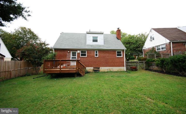 3926 Havard Street Silver Spring, MD 20906 - Photo 11 of 14 Fenced back yard with Deck