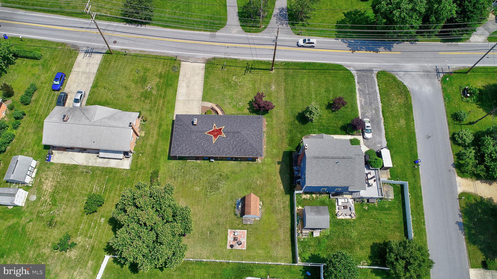 10355 Scaggsville Road Laurel, MD 20723 - Photo 2 of 41 an aerial view of a house with garden space and street view