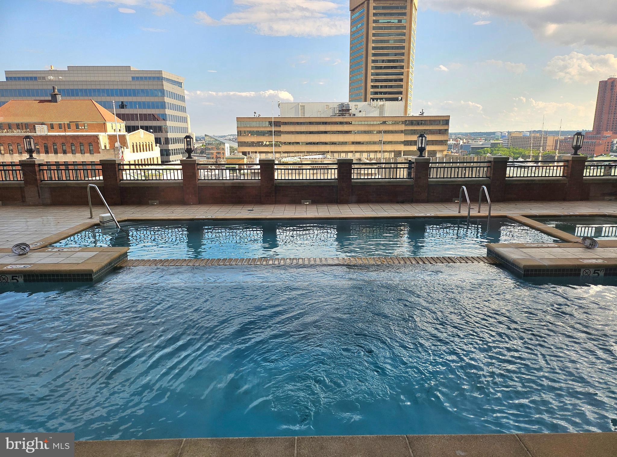 414 Water Street, Unit 2613 Baltimore, MD 21202 - Photo 42 of 42 a view of a lake with a car parked on the road