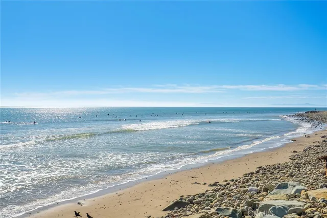 a view of beach and ocean