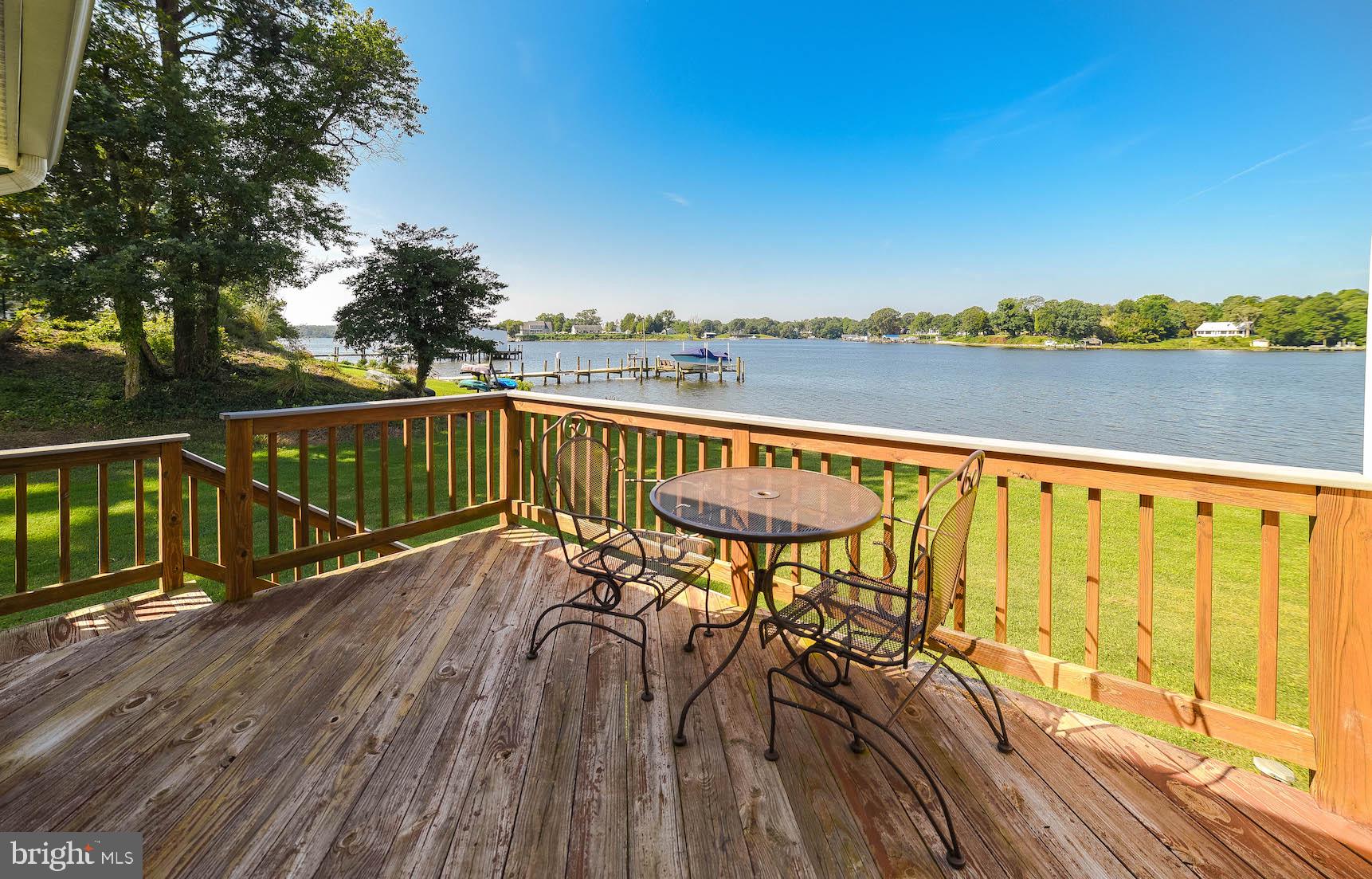 24496 Half Pone Point Road Hollywood, MD 20636 - Photo 16 of 53 Deck with a view