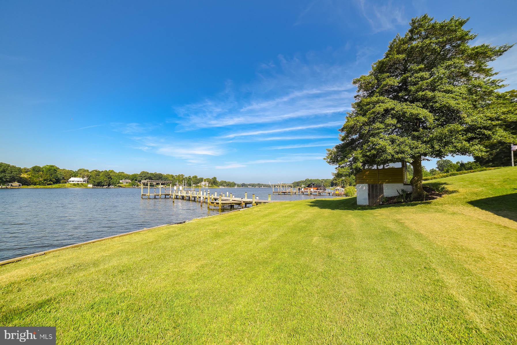 24496 Half Pone Point Road Hollywood, MD 20636 - Photo 52 of 53 Dock, shade tree and boathouse