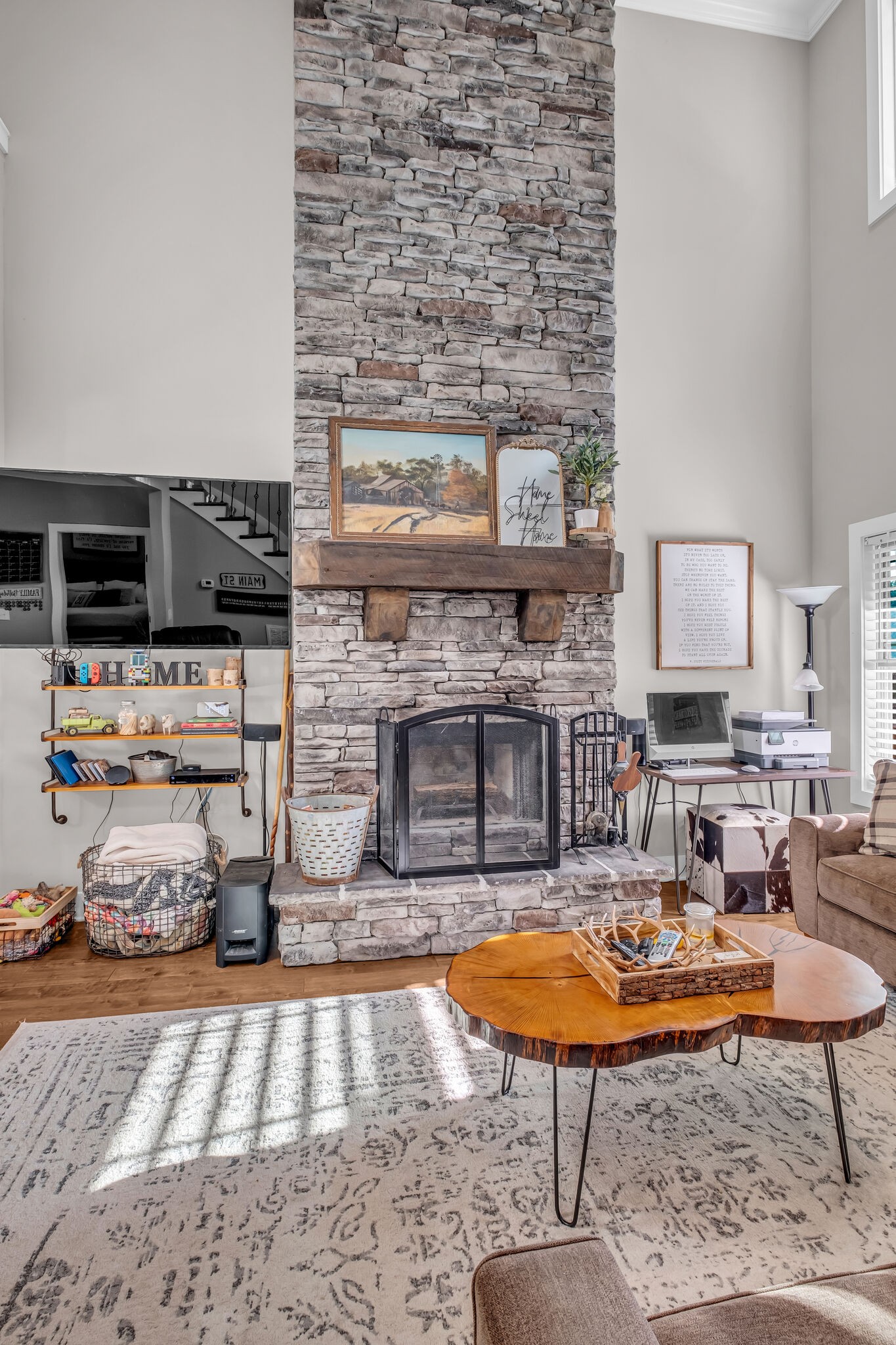 1399 Hamilton Chambers Road Lebanon, TN 37087 - Photo 6 of 40 a living room with furniture and a fireplace