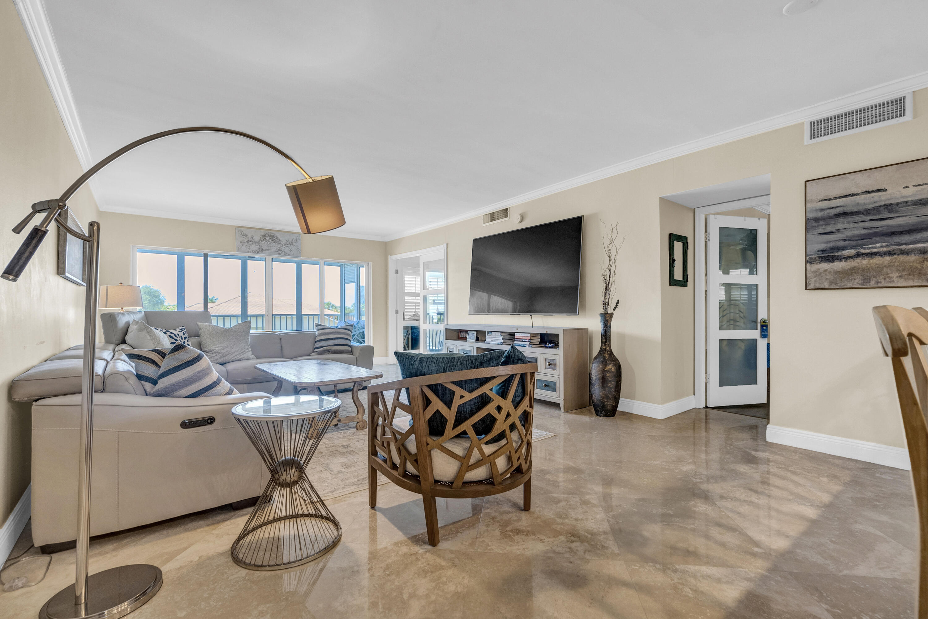 3050 Northeast 48th Court, Unit 305 Lighthouse Point, FL 33064 - Photo 14 of 45 Living Room