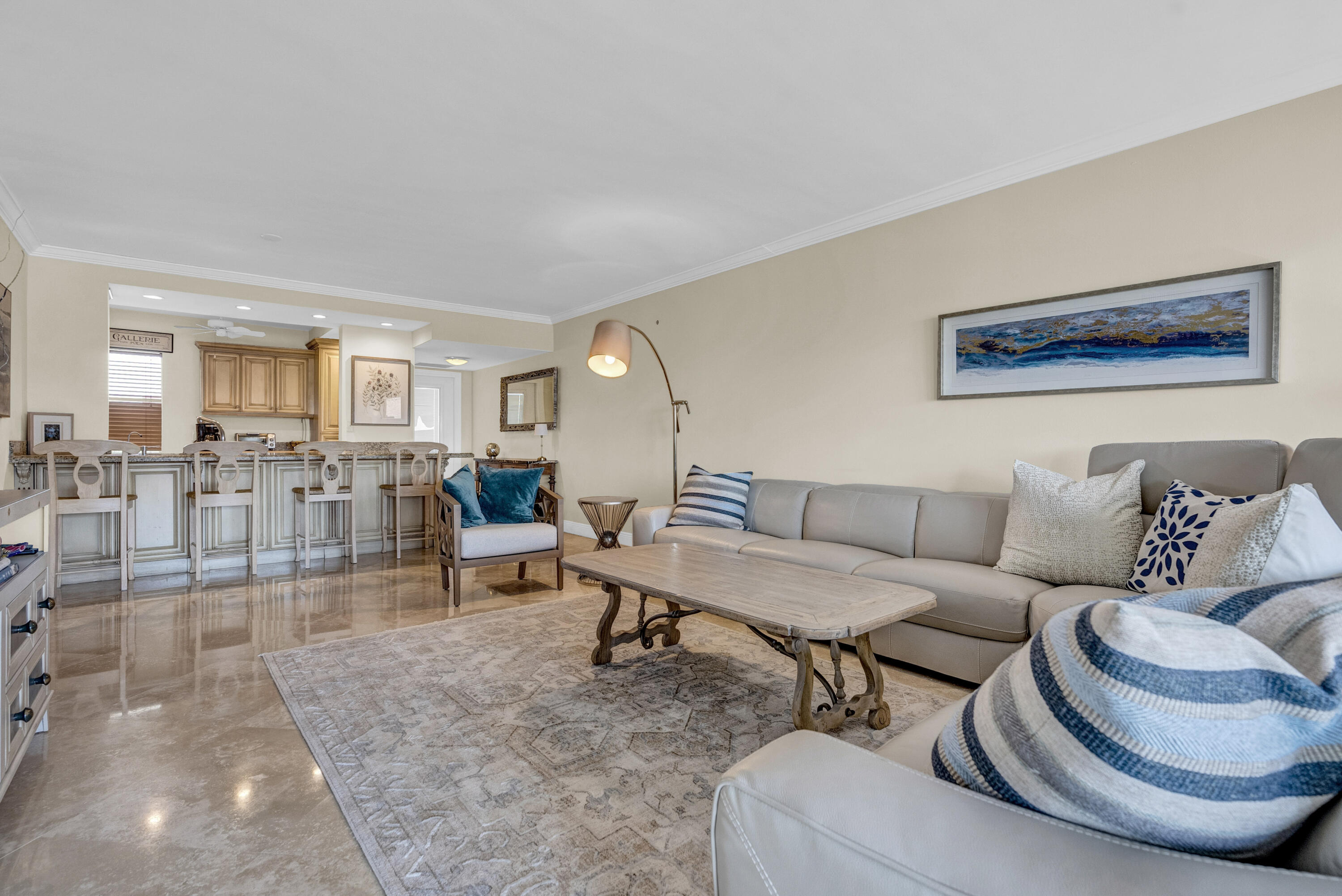 3050 Northeast 48th Court, Unit 305 Lighthouse Point, FL 33064 - Photo 17 of 45 Living Room