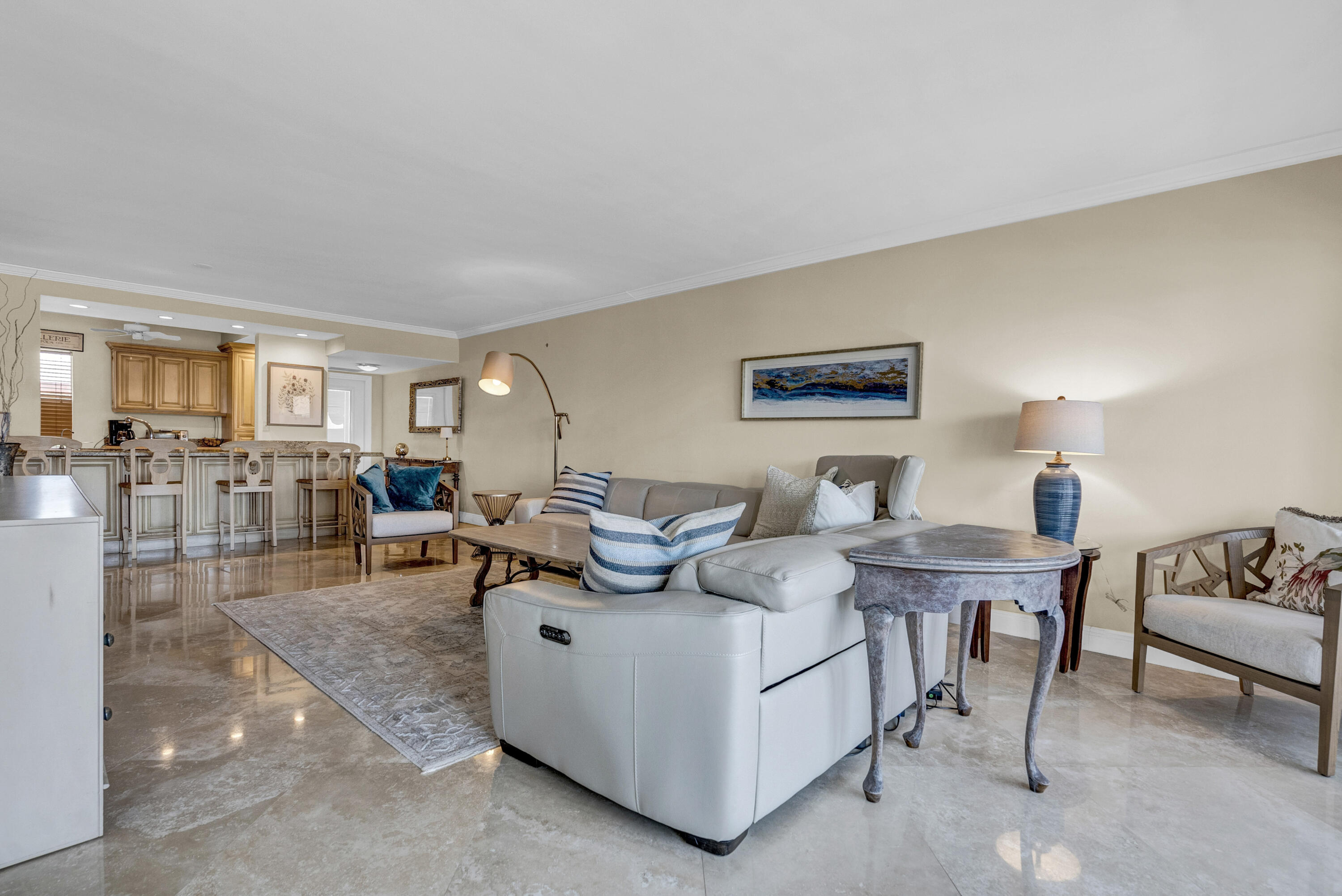 3050 Northeast 48th Court, Unit 305 Lighthouse Point, FL 33064 - Photo 18 of 45 Living Room