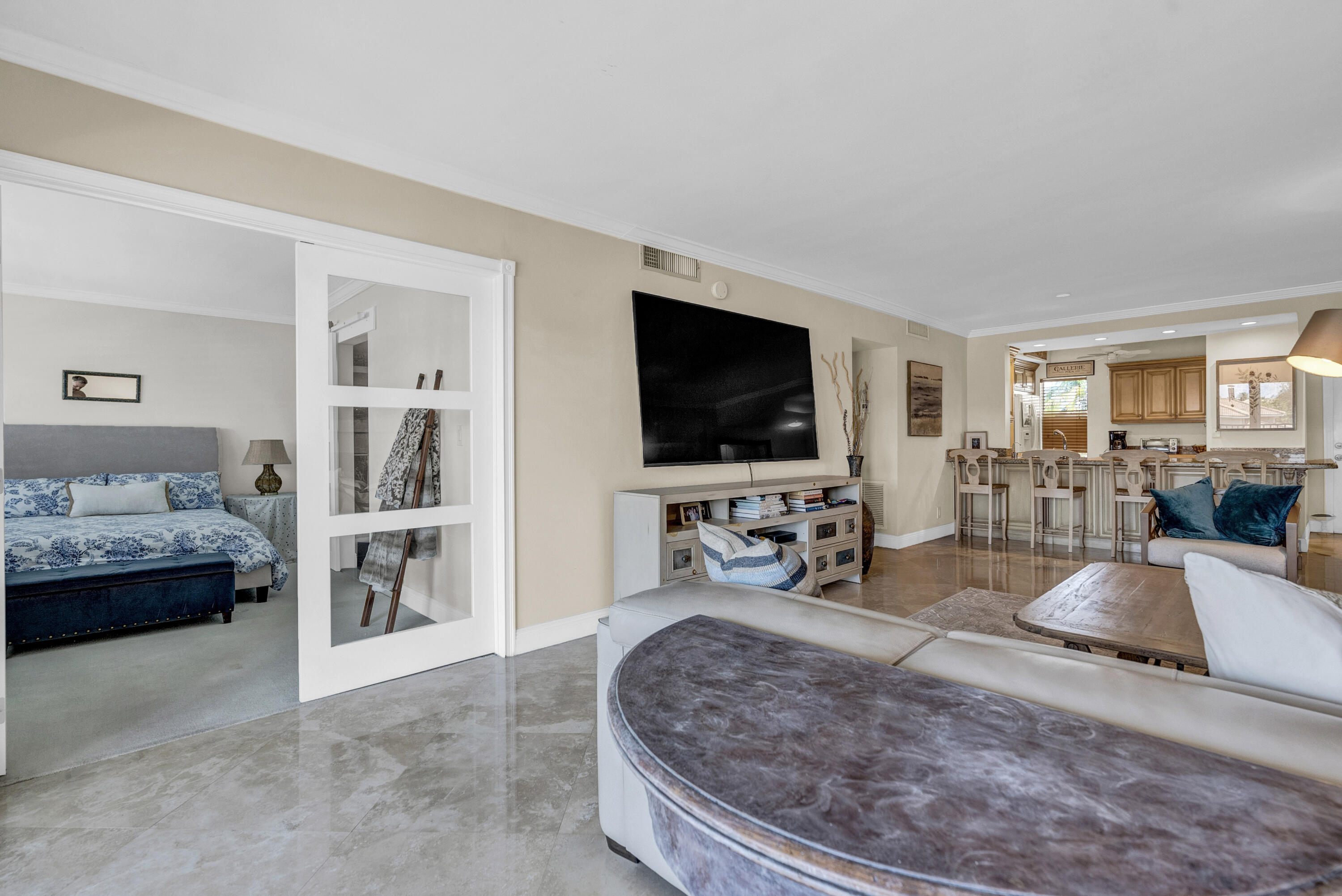 3050 Northeast 48th Court, Unit 305 Lighthouse Point, FL 33064 - Photo 19 of 45 Living Room