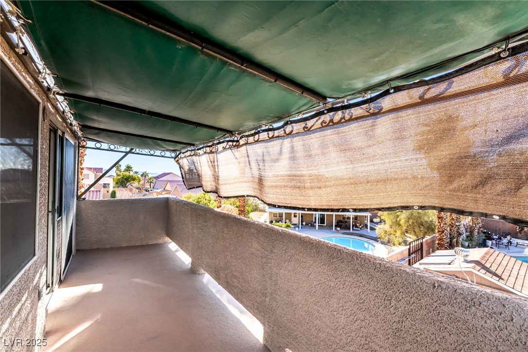 1341 Lime Point Street Las Vegas, NV 89110 - Photo 24 of 39 Private Balcony off the Primary Bedroom