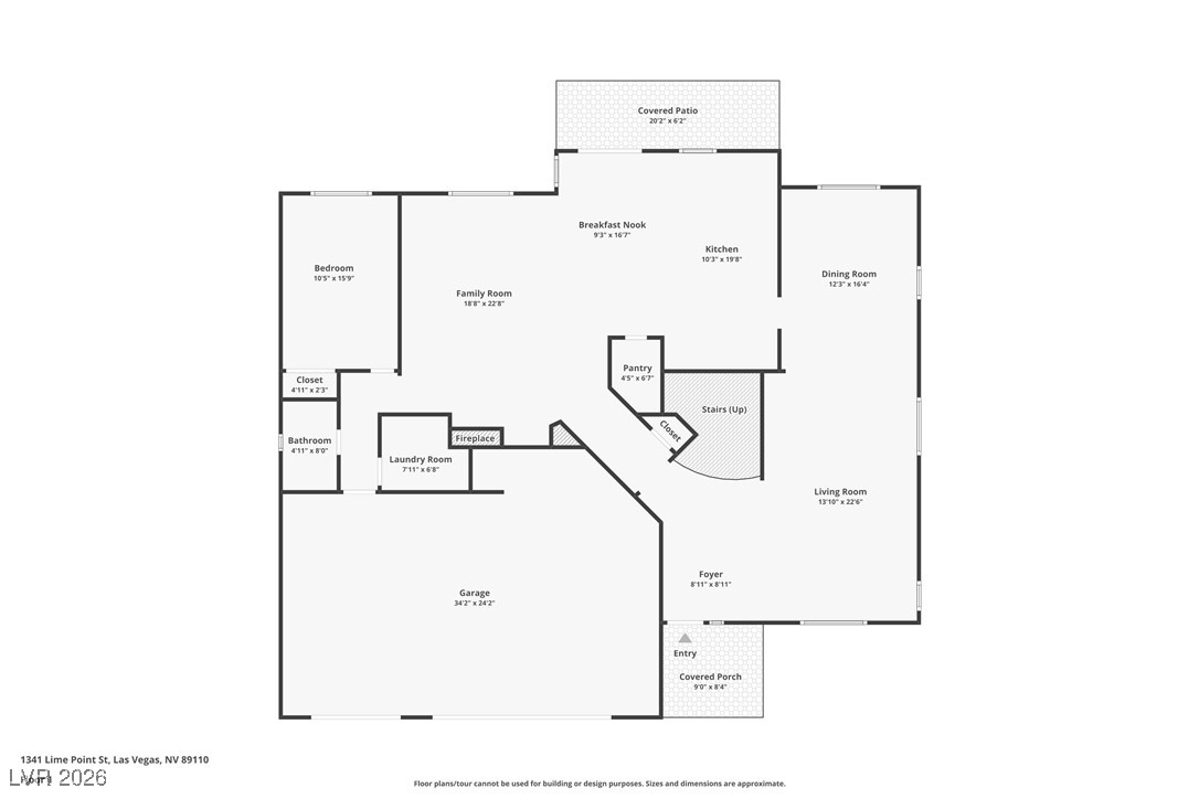 1341 Lime Point Street Las Vegas, NV 89110 - Photo 37 of 39 First Floor