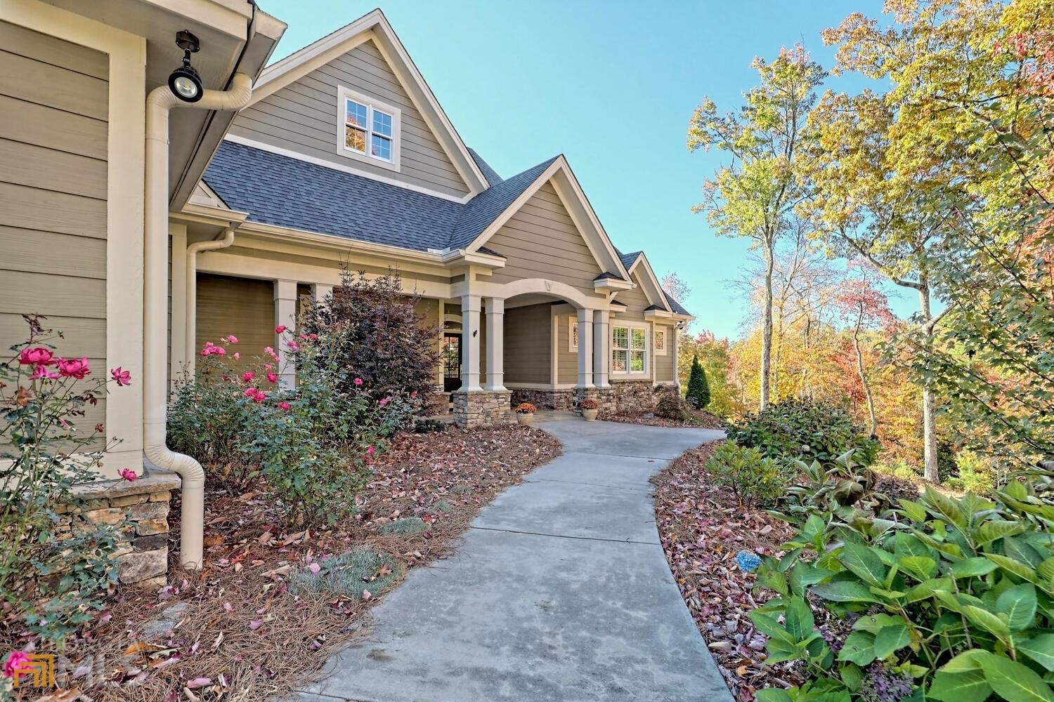 320 Hoover Trail Clayton, GA 30525 - Photo 1 of 1 a front view of a house with garden