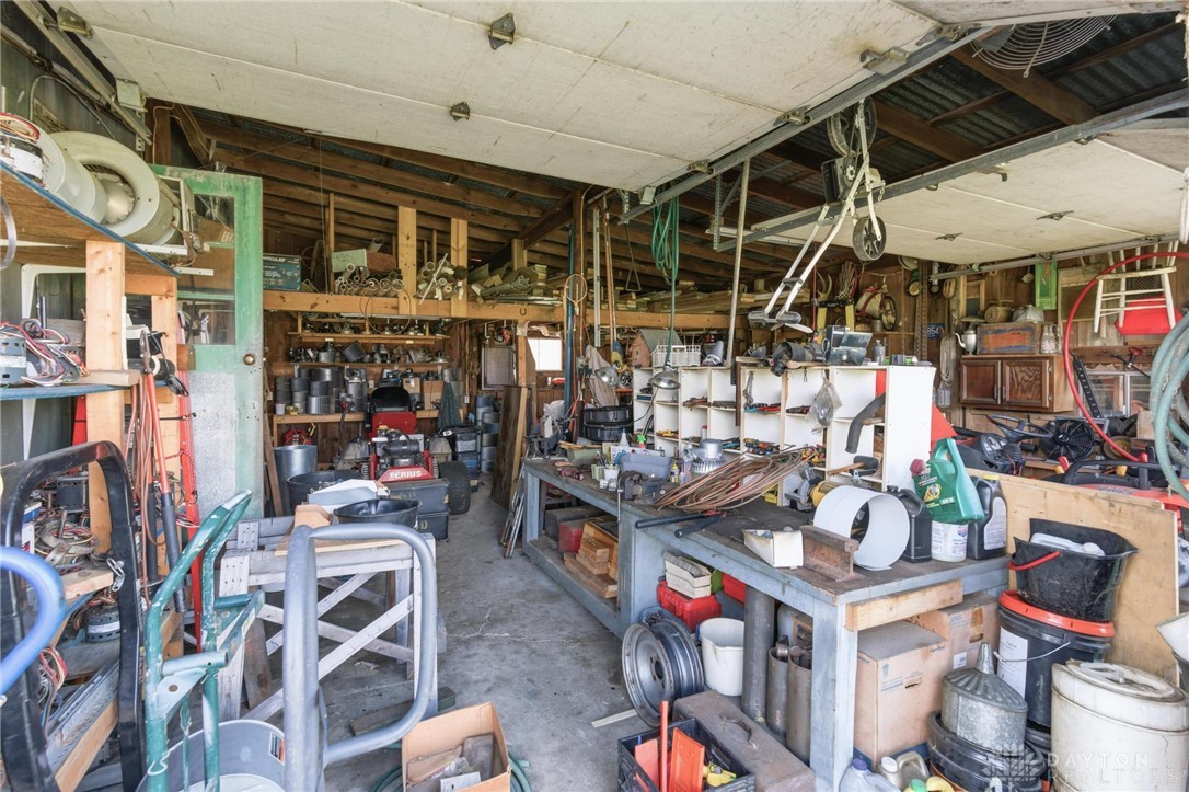 11379 Friend Road Germantown, OH 45327 - Photo 36 of 44 This spacious workshop offers ample storage and work areas, perfect for projects.