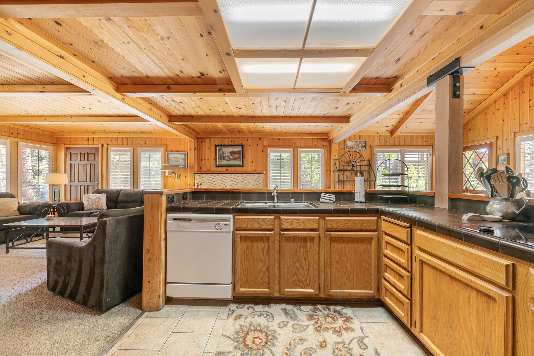 5775 Victoria Drive Carnelian Bay, CA 96140 - Photo 15 of 28 a kitchen with lots of counter top space and appliances