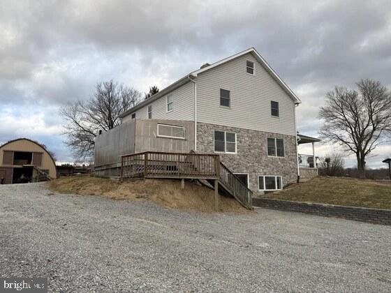 72 Quigley Road Newburg, PA 17240 - Photo 15 of 33 a view of a house with a yard covered in snow