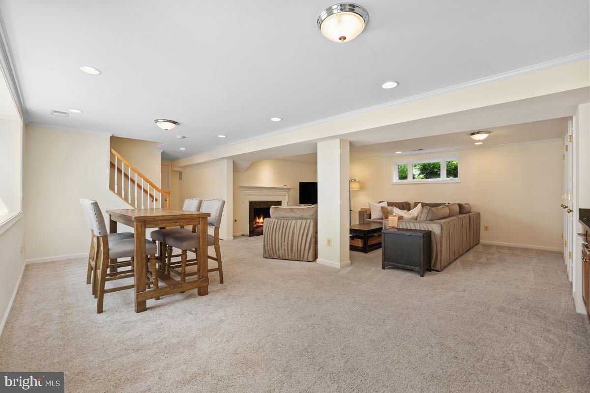 4604 Park Road Alexandria, VA 22312 - Photo 47 of 65 Lower level family room and entertainment hub