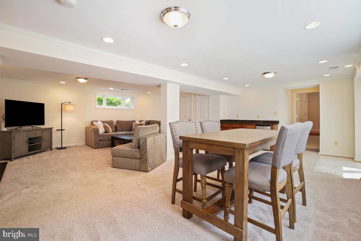 4604 Park Road Alexandria, VA 22312 - Photo 50 of 65 Recessed lights and tons of windows, built-in bar