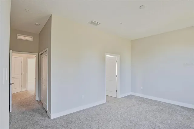a view of swimming pool with an ocean view