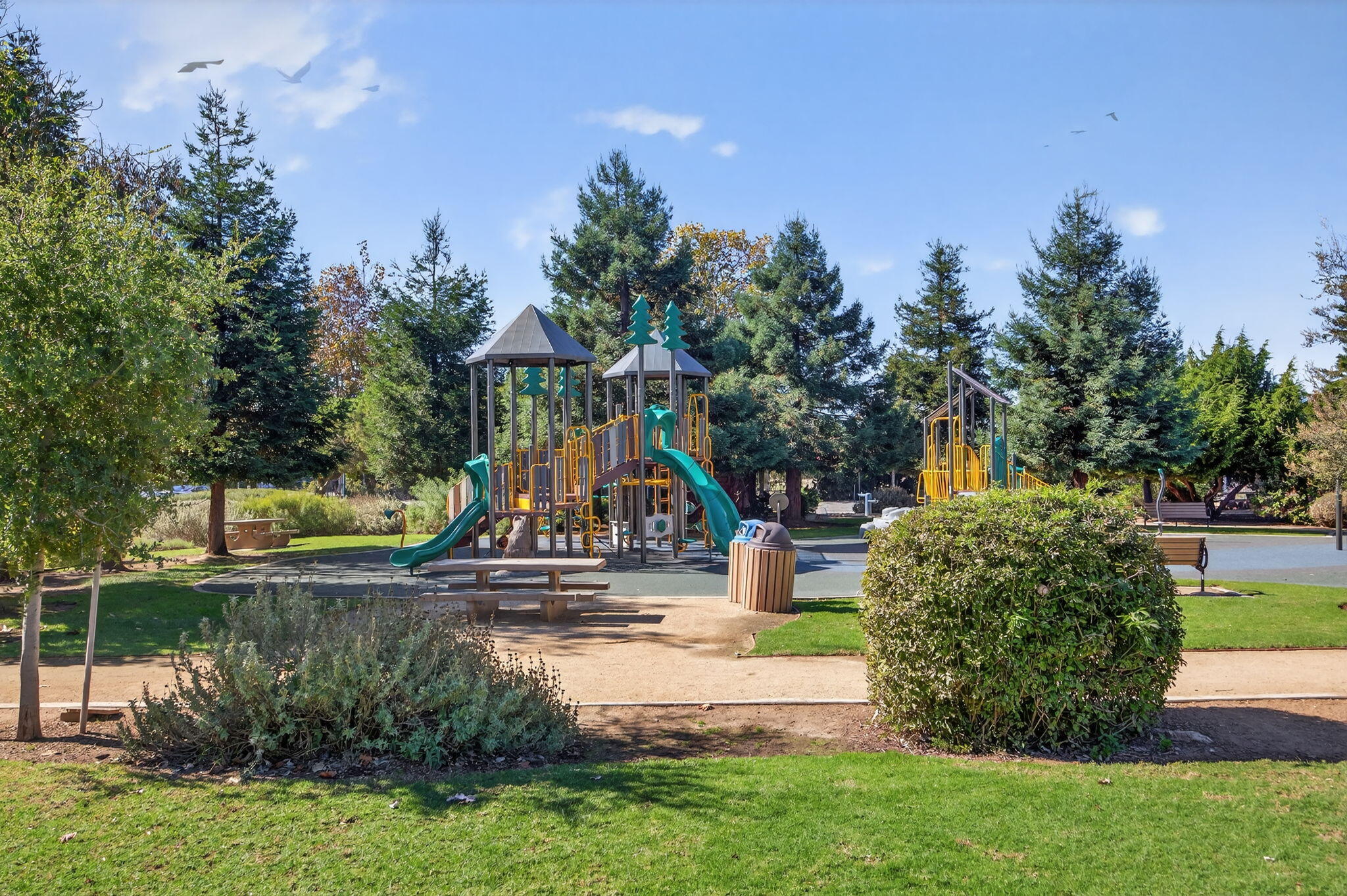 5976 Birch Street, Unit 2 Carpinteria, CA 93013 - Photo 22 of 39 a view of a park with large trees