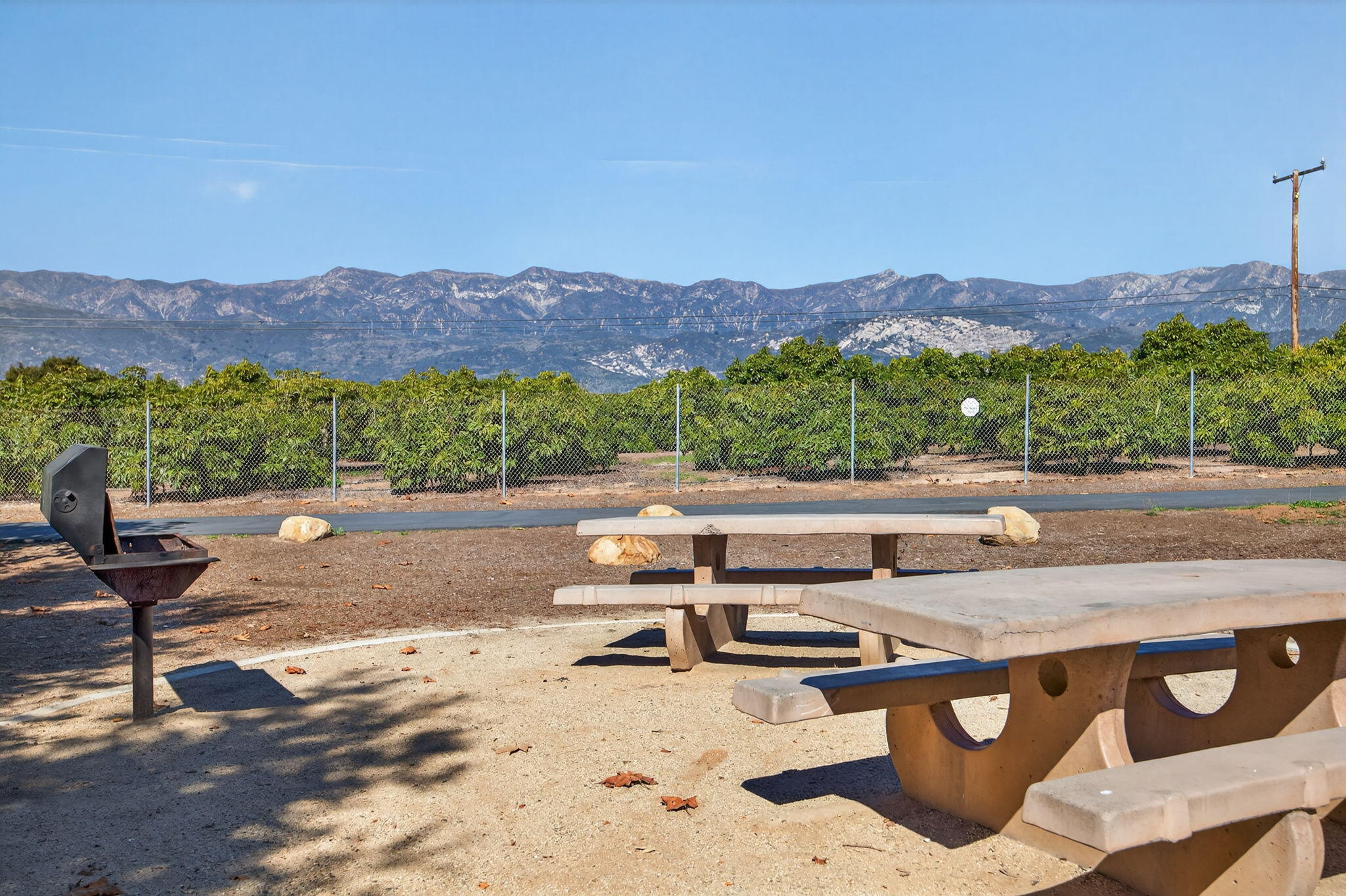 5976 Birch Street, Unit 2 Carpinteria, CA 93013 - Photo 23 of 39 a view of a outdoor space with mountain view