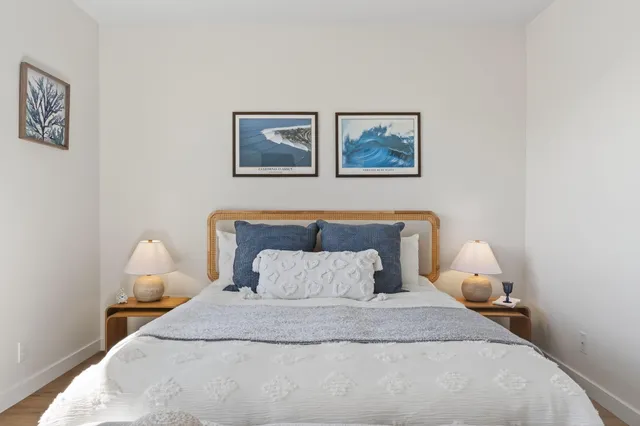 a view of a park with slide