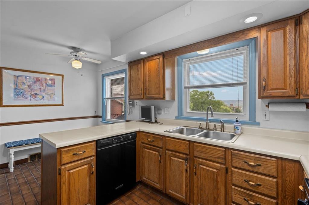 2727 Mt Royal Road Pittsburgh, PA 15217 - Photo 11 of 33 Two windows in this kitchen with that great view over the sink and from the eating area.