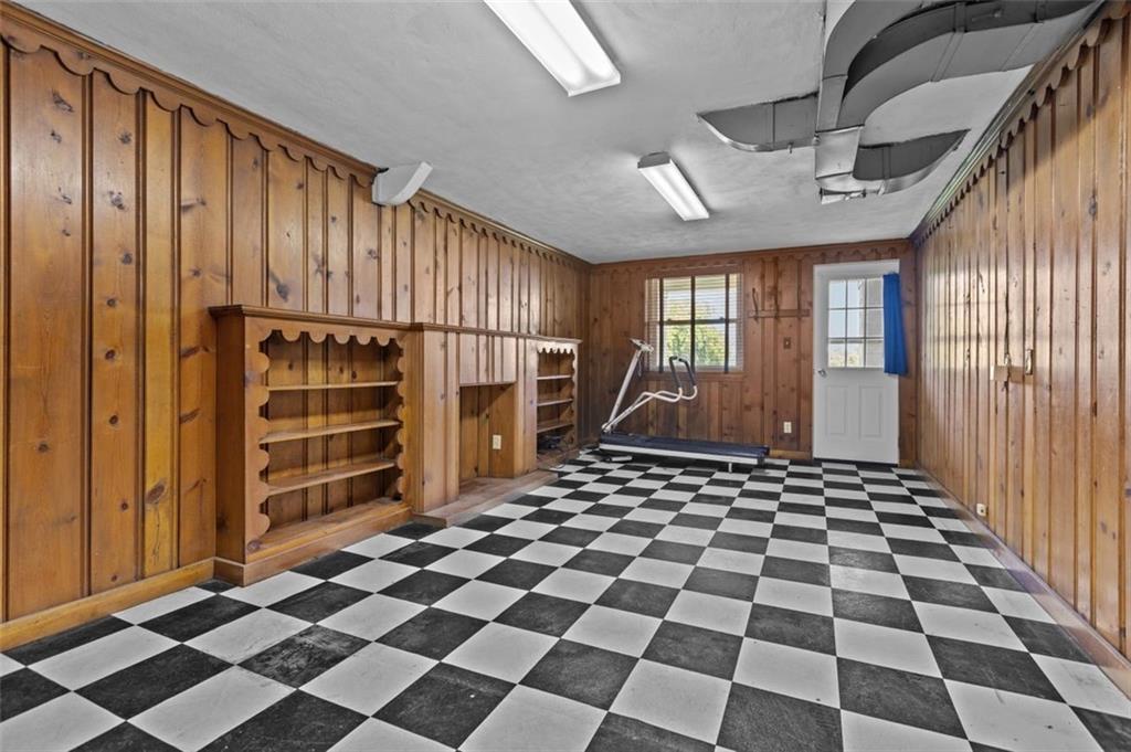 2727 Mt Royal Road Pittsburgh, PA 15217 - Photo 25 of 33 The decorative fireplace in this delightful gameroom can accommodate a ventless gas fireplace if desired.