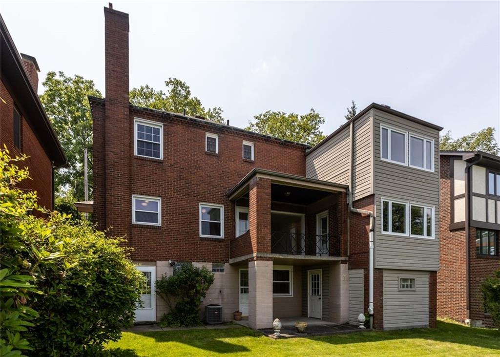 2727 Mt Royal Road Pittsburgh, PA 15217 - Photo 30 of 33 Rear elevation of this handsome home.