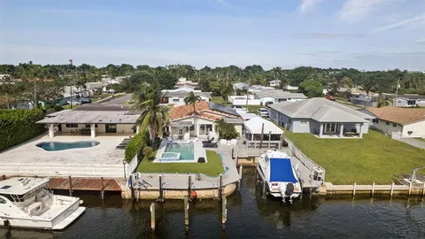 a view of a patio near a garden