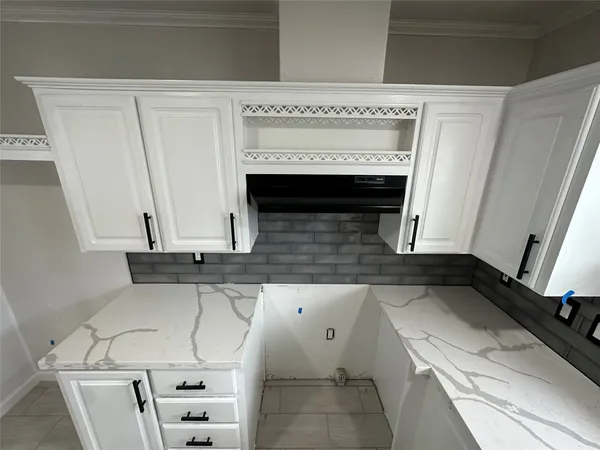 a view of a kitchen sink