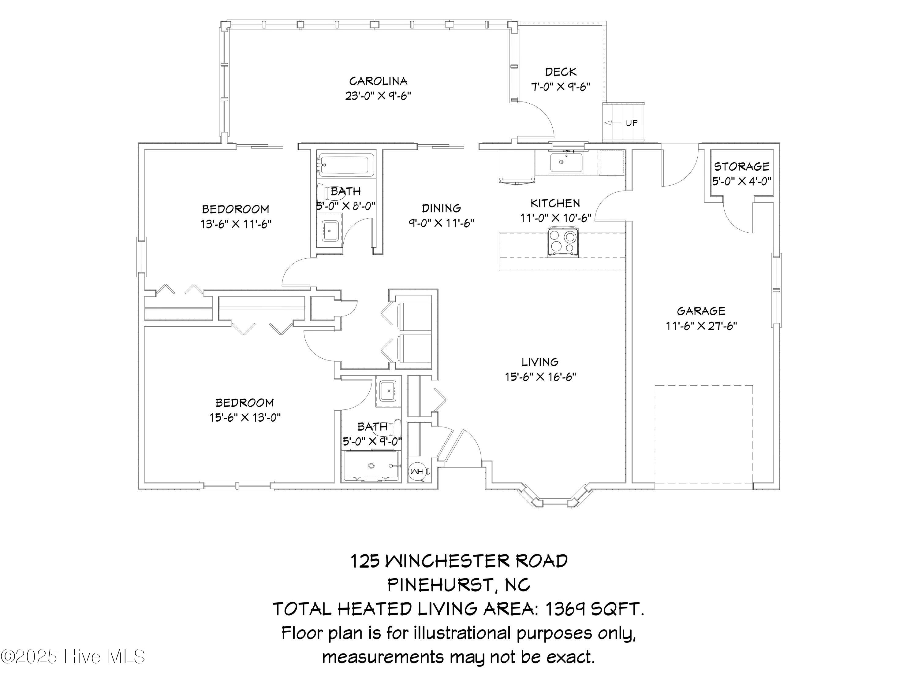 125 Winchester Road Pinehurst, NC 28374 - Photo 27 of 27 125 Winchester Pic Floor plan
