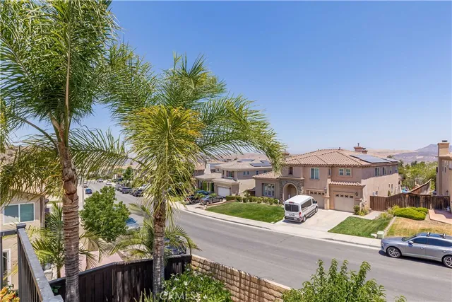 a view of a balcony with lake view
