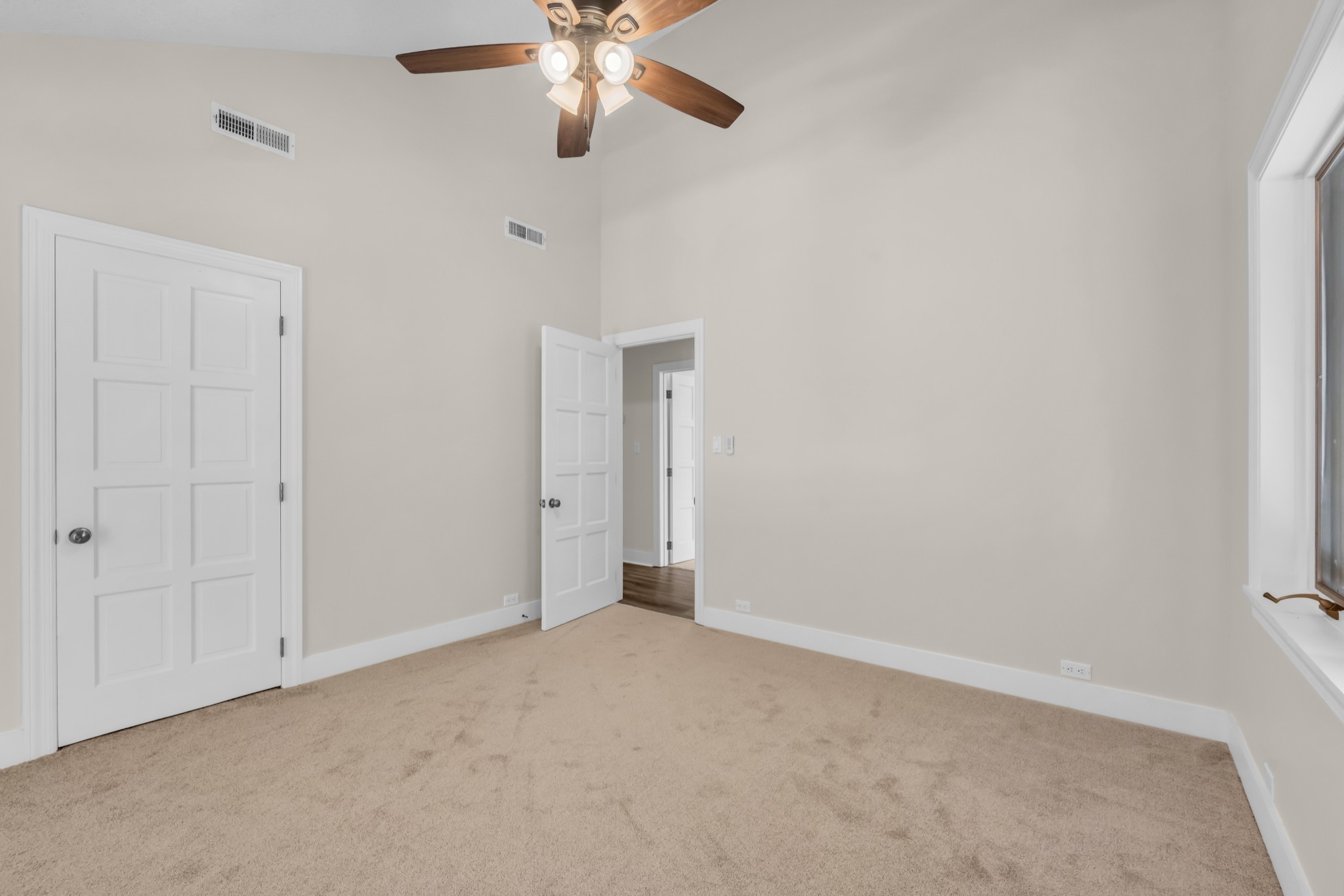 168 Oliver Smith Road Flintville, TN 37335 - Photo 34 of 86 a view of an empty room and chandelier fan