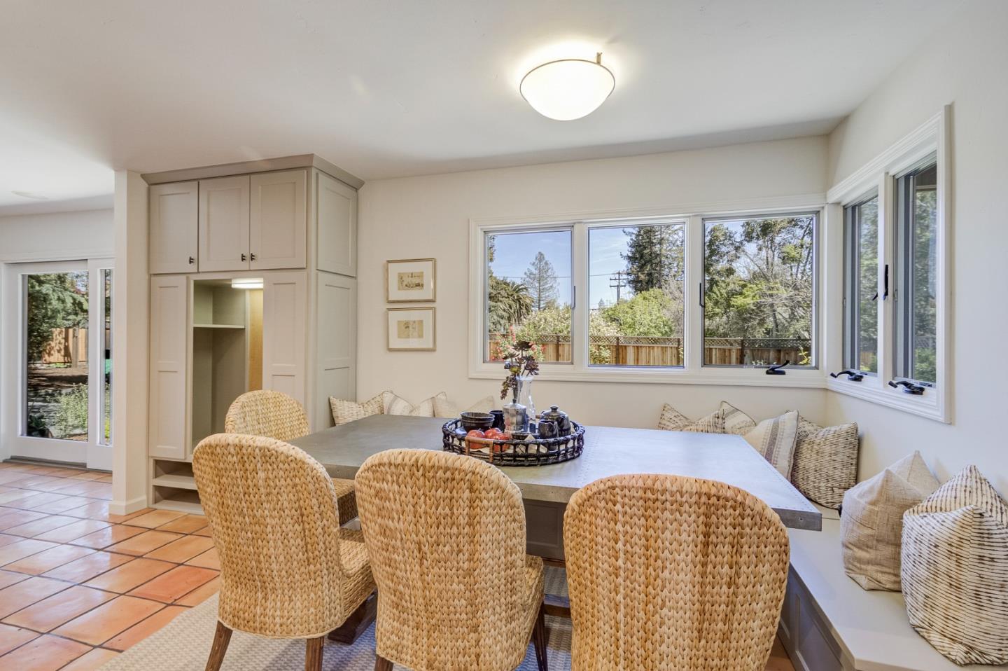 370 Quinnhill Road Los Altos, CA 94024 - Photo 25 of 58 a living room with furniture and a large window