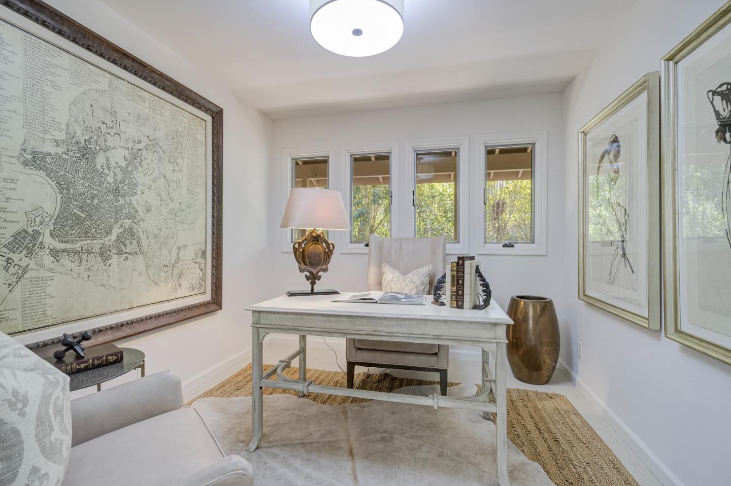 370 Quinnhill Road Los Altos, CA 94024 - Photo 38 of 58 a workspace with furniture and window