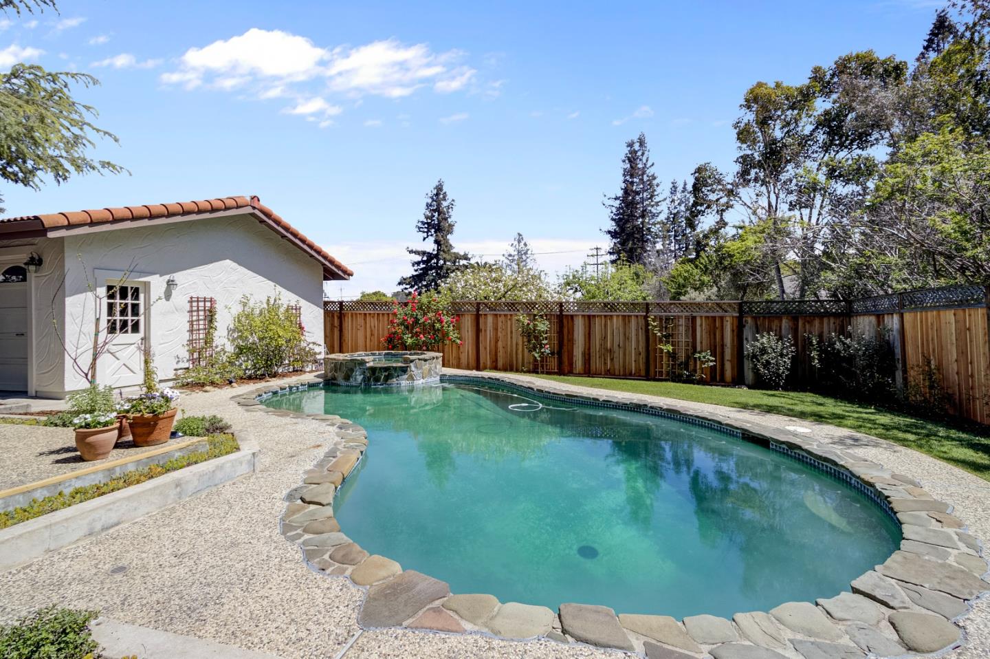 370 Quinnhill Road Los Altos, CA 94024 - Photo 50 of 58 a view of a house with backyard