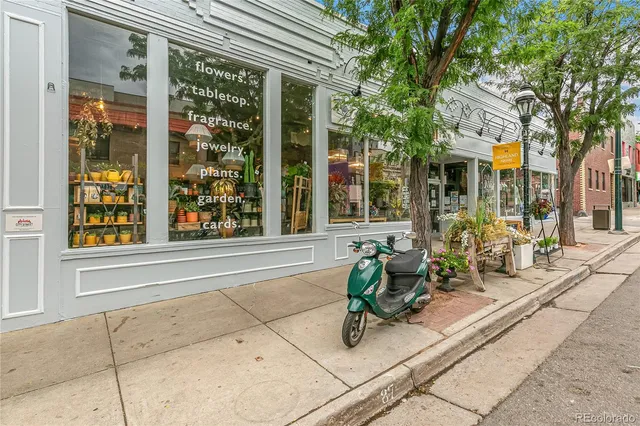 a view of a building with glass windows