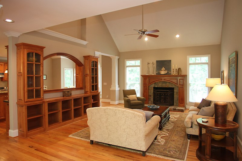 6100 Crupper Court Raleigh, NC 27613 - Photo 5 of 15 Open Concept with wooded view of private yard. Living Room