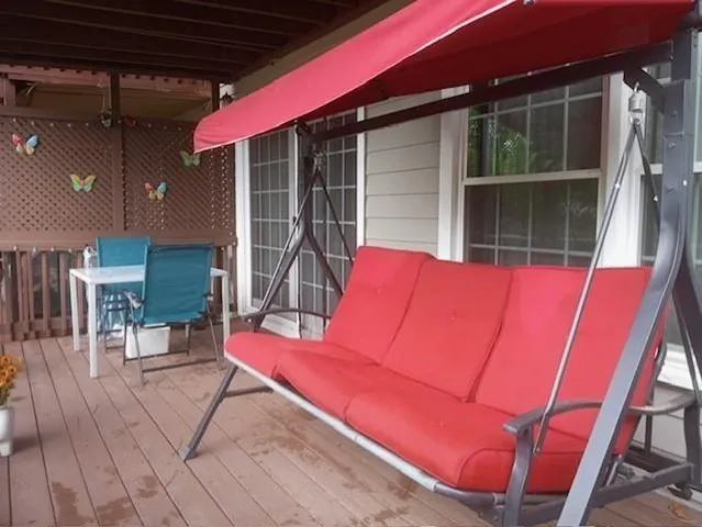 a view of deck with patio