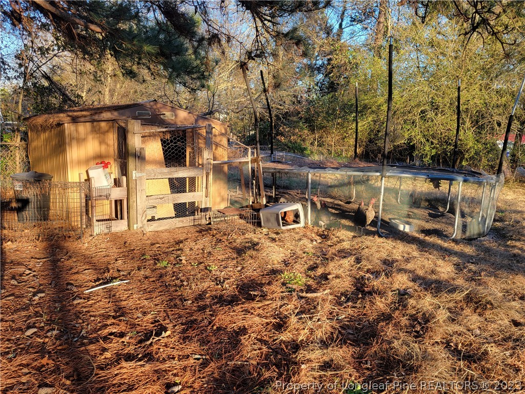 705 Eva Circle Spring Lake, NC 28390 - Photo 19 of 21 a view of a yard with wooden fence